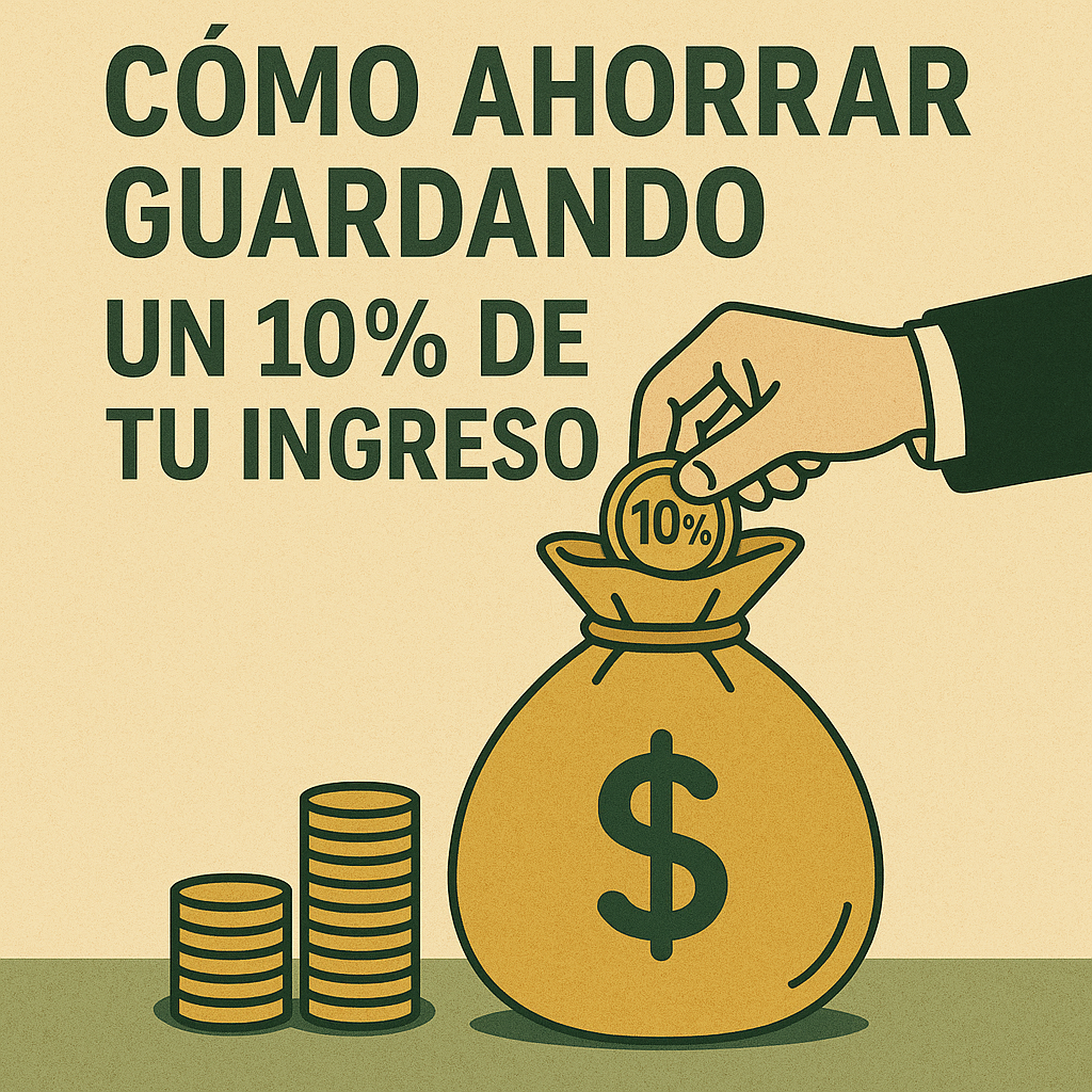 Cómo ahorrar guardando un 10% de tu Ingreso