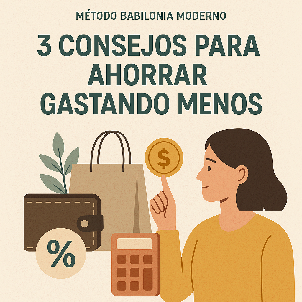 3 Consejos para Ahorrar Gastando Menos