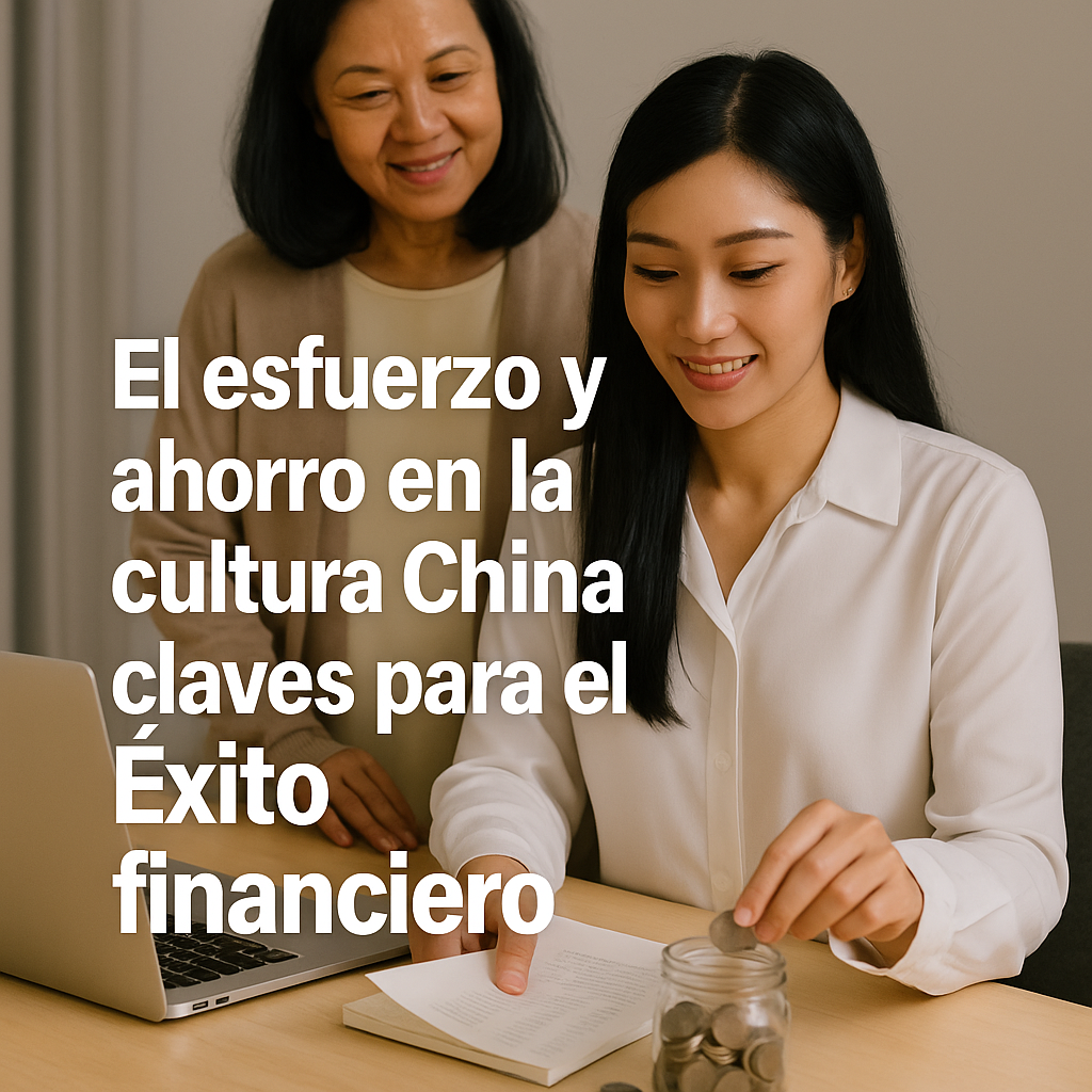 Fotografía de un joven profesional asiático revisando sus finanzas con gráficos digitales y ambiente moderno