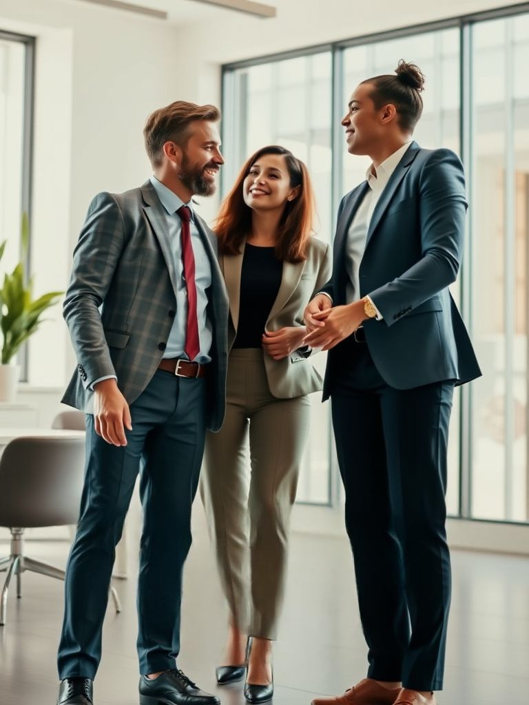 Imagen profesional de personas reales discutiendo sobre base financiera sólida, diseño limpio y motivador.