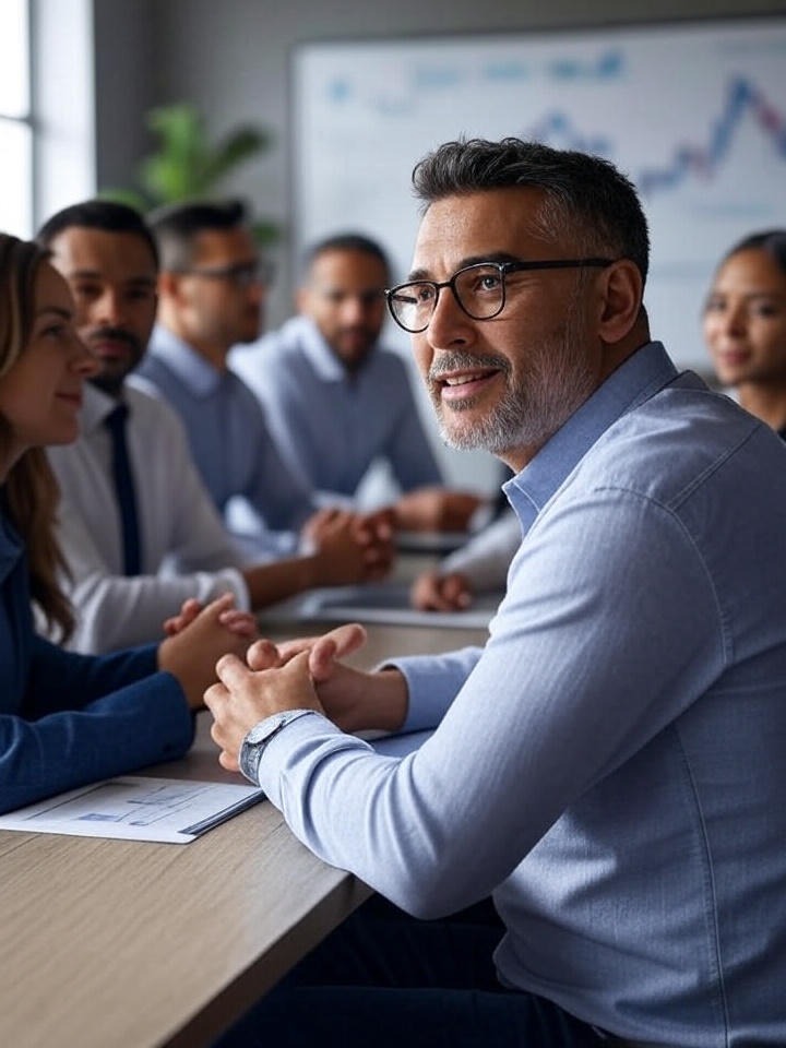 Imagen profesional de personas reales discutiendo sobre cómo multiplicar dinero con salario bajo, diseño limpio y motivador.