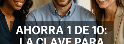 Ahorra 1 de 10: La clave para Crear Riqueza