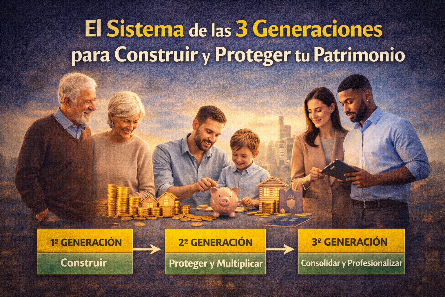 El Sistema de las 3 Generaciones para Construir y Proteger tu Patrimonio