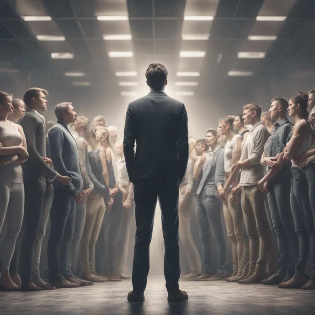 Persona influenciada por diferentes entornos financieros y mentales