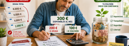 Cómo construir un colchón financiero si tienes deudas