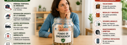 Qué gastos debería cubrir un fondo de emergencia y cuáles no