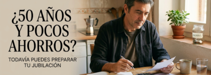 Cómo empezar a preparar tu jubilación a los 50 años si tienes pocos ahorros