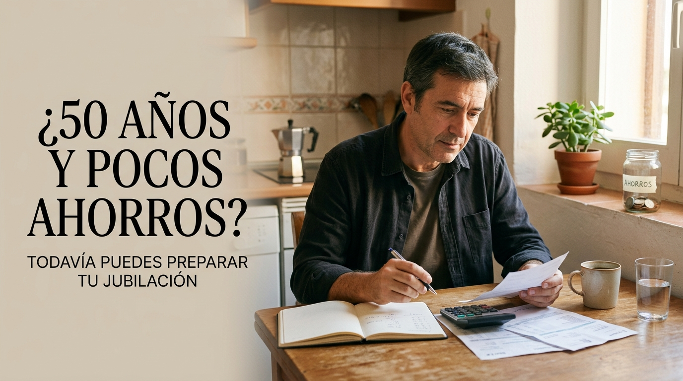 Cómo empezar a preparar tu jubilación a los 50 años si tienes pocos ahorros